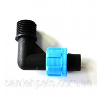 Кут краплинної стрічки з зовнішньої резьбой1/2