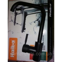 Змішувач для кухні Haiba Hans чорний матовий