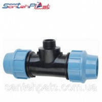 Трійник зовнішня різьба 50Х1 1/2