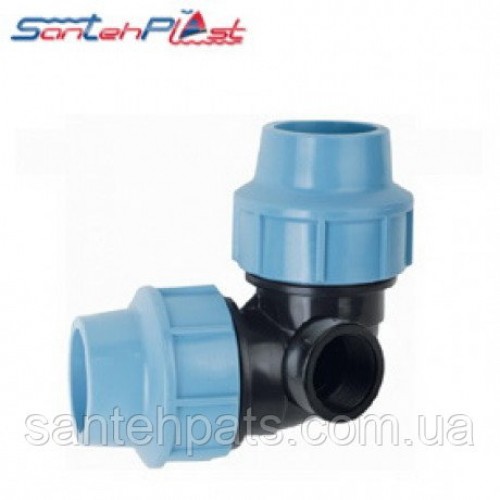 Кут з бічної внутрішньою різьбою 25х1/2 Кут з бічної внутрішньою різьбою 25х1/2