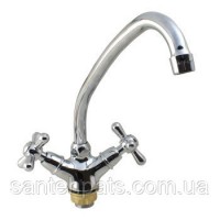 Змішувач для кухні, силумін Champion Ferro-271 на гайки