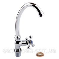 Змішувач однаручковый для кухні або умивальника силумін Champion Ferro-269 на гайці