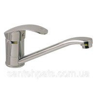 Змішувач для кухні або умивальника силумін G-Ferro 004 (25 см) Mars на шпильках