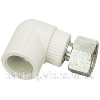 Кут з накидною гайкою для поліпропілен 20х1/2