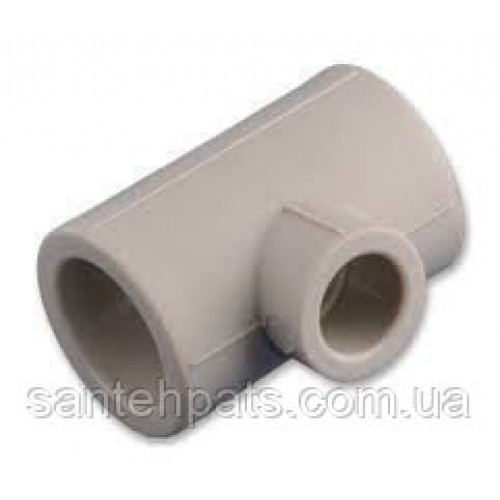 Поліпропіленовий трійник перехідний 40х20х40 Поліпропіленовий трійник перехідний 40х20х40