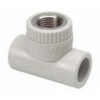 Трійник з внутрішнім різьбленням поліпропіленовий 25х3/4