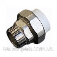 Американка з зовнішньою різьбою поліпропілен 25х3/4