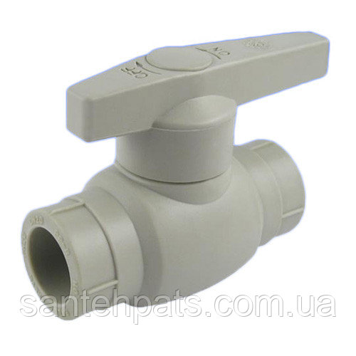 Кран кульовий поліпропіленовий 25 Кран кульовий поліпропіленовий 25