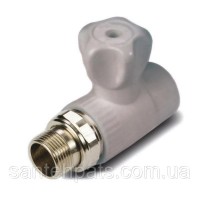 Кран кульовий американка прямий 20х1/2