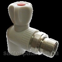 Кран кульовий американка кутовий 20х1/2