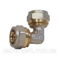 Кут металопластик 26х26