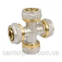 Хрестовина металопластик 20х20х20х20