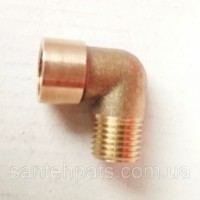 Кут латунний 1/4