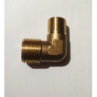 Кут латунний 1/2