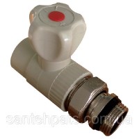 Кран радіаторний прямий 25 х 3/4