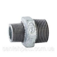Нипельпереходной чавунний 1 1/2