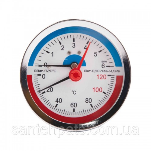 Термоманометр SD Plus 80 мм 1/2 Термоманометр SD Plus 80 мм 1/2