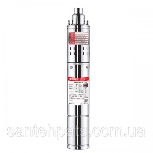 Насос свердловинний шнековий Koer 4QGD 1.2-100-0.75 Насос свердловинний шнековий Koer 4QGD 1.2-100-0.75