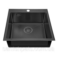 Мийка з нержавіючої сталі MX5050 чорна